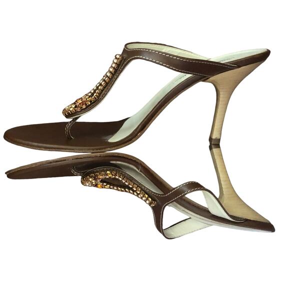 Charles David designer heels brown sz 38 - Picture 7 of 15